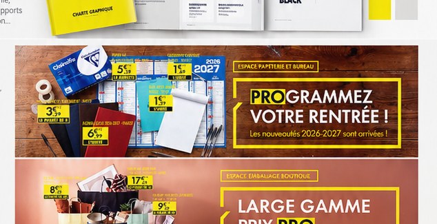 Bandeaux Rouxel Programmez votre rentrée et Large gamme prix pro